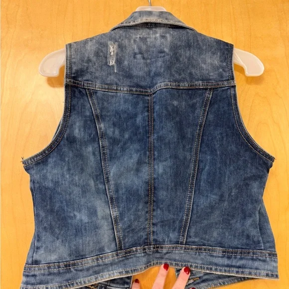 YMI Blue Denim Vest - Picture 4 of 4